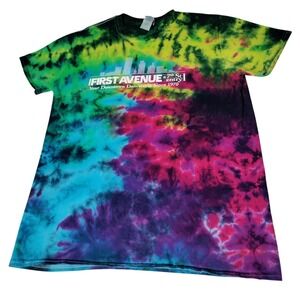 First Avenue Ave Shirt M Tie Die Short Sleeve Minneapolis Gildan 100% Cotton